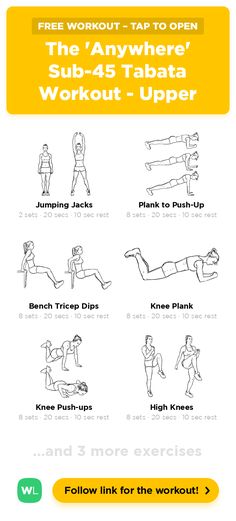 the upper body workout poster is shown in black and white, with instructions for how to do