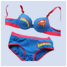 Brand New With Tags...Supermen Bra And Panties Set Size 36a Bra And Size S Panties Matching Bra Sets, Bra And Panties Set, Leopard Pajamas, Belted Robe, Victoria Secret Pajamas, Floral Robes, Y2k Clothes, Pj Pants, Print Pajamas