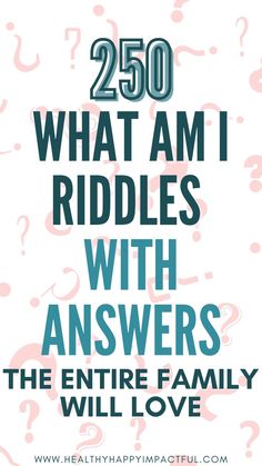 250 What Am I Riddles with Answers the entire family will love Riddles For Teens, Fun Questions For Kids, Riddles And Answers, Animal Riddles, Jokes Dirty, Fun Riddles With Answers, Funny Riddles With Answers, What Am I Riddles, Kids Questions