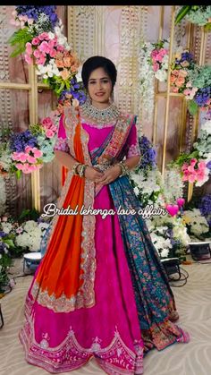 Lehanga Saree, Langa Voni, Latest Bridal Lehenga, Traditional Blouse Designs, Lehenga Collection, Drape Saree, Kids Designer Dresses, Lehenga Designs, Half Saree