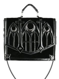 Gothic Purse, Gothic Bag, Gothic Cathedral, Suitcase Bag, Small Cosmetic Bags, Beautiful Handbags, Celine Luggage Bag, Gothic Outfits