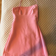 One Shoulder Mini Romper Summer Dress , Size Xs , Color Light Pink. Zara. Perfect Condition . Brand New Never Worn Stretch Lined Mini Dress For Brunch, Spring Backless Mini Dress With Lining, Pink Sundress With Straight Neckline, Feminine Fitted Backless Sundress, Casual Pink Dress With Straight Neckline, Pink Mini Sundress For Date Night, Pink Stretch Dresses For Casual Wear, Pink Stretch Dress For Casual Wear, Chic Fitted Pink Sundress