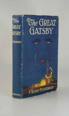 the great gatsby by f scott fitzgerald, first printing in blue and black