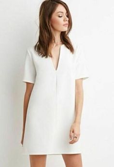 White Dresses Graduation, Cocktail Wear, Gaun Fashion, Peplum Tops, Woman Dresses, Shift Dresses, Heidi Klum, Looks Chic, Indian Style