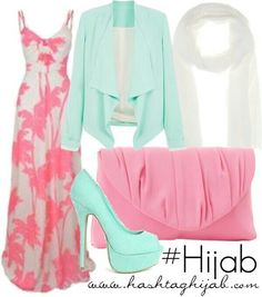 Muslim Style, Hijab Fashionista, Hijabi Style, Hijab Chic, Hijabi Outfits, Modest Wear, Outfit Hijab, Pretty Dress, Hijabi Fashion