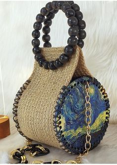 Diy Clothes Tops, Fancy Purses, Diy Bag Designs, Diy Bags Purses, Potli Bags, Embroidery Bags, Crochet Patterns Free Blanket, Handmade Jewelry Tutorials, Art Bag