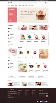 As a web design enthusiast, I love how this responsive layout for a cake shop beautifully showcases products with engaging visuals. The user-friendly vertical menu and eye-catching deals create a delightful shopping experience. Check out how I incorporate responsive design techniques to make web pages not just functional, but also visually appealing! Donuts Graphic Design, Website Agency, Ux Design Principles, Bakery Website, Food Web Design, Unique Website Design, London Football, Easy Rangoli Designs Videos, Social Media Branding Design