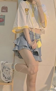 Mode Ulzzang, Teenage Fashion Outfits, Izuku Midoriya, Korean Outfits, Kawaii Fashion, Cute Casual Outfits