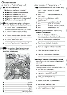 an english language worksheet with words and pictures on the page, which is also in