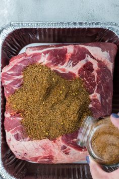 This chicken wing rub is the only recipe you’ll ever need! Use it for wings, ribs, brisket, pork, or anything else you want to throw on the grill, oven, and smoker. It’s packed with spicy, herbaceous, and aromatic flavors. Once you try it, you’ll never want to use store-bought again! Pork Butts Bbq, Best Pulled Pork Recipe Ovens, Pulled Pork In Oven How To Cook, Overnight Pulled Pork Oven, Oven Smoked Pork Shoulder, Pulled Pork In Oven Easy, Oven Pulled Pork Shoulder, Pulled Pork Roast Recipes, How To Cook Pork Butts In Oven