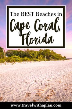 the best beaches in cape coral, florida