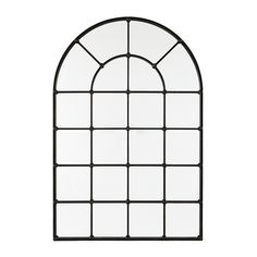 an arched window is shown against a white background