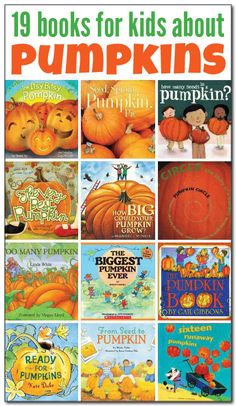 books for kids about pumpkins