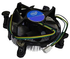 an intel cpu cooling fan with wires attached to it