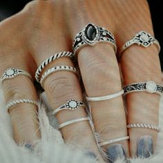 12 Piece Boho Ring Set In Silver Brand New Boho Ring Set, Ring Sets Boho, Boho Ring, Boho Rings, Womens Jewelry Rings, Ring Set, Ring Sets, Womens Sizes, Women Jewelry