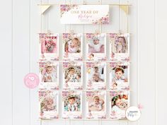 Foto Collage, Milestone Pictures, Poster Photo, Baby Fairy, 1st Year