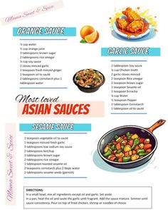 Asian Sauce Recipes, Asian Sauces, Easy Stir Fry Recipes, Homemade Spice Blends, My Top 3, Sweet N Sour Chicken, Homemade Spices