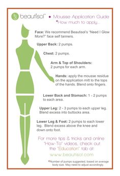 Self-tanning tips and tricks!  This one is for a mousse formula.   self-tanner, self-tanning, self tanning, self tanner, bronzer, body bronzer, self tanner tips, self tanning tips, self tanner how to, self tanner diy Self Tanning Tips, Hacks Every Girl Should Know, Tanning Tips, Tanning Mousse, Beauty Remedies, Self Tanner, Fake Tan, Diy Beauty Hacks, Beauty School