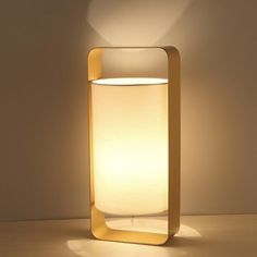 a light that is on top of a table