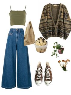 Mode Boho, Hippie Outfits, Mode Vintage, Casual Style Outfits, Mode Inspiration, Lookbook Outfits