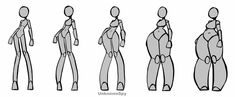 an image of the human body with different angles and sizes, including one man's torso