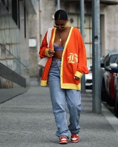 24 Really Cute Brunch Outfit Ideas for You — Jasmine Diane Stile Kylie Jenner, Fashion 60s, Looks Hip Hop, Looks Rihanna, Denim On Denim, Neue Outfits, Tomboy Style Outfits, Looks Black