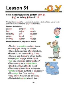 an image of a lesson for children to learn how to read the words in english