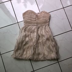 Nwt Color: Champagne Size: 4 Retails: $119 Open To Offers Revolve Luxury Strapless Bohemian Dress, For Love And Lemons Serena Dress, Champagne Strapless Mini Dress, Luxury Cream Strapless Dress, Formal Embellished Champagne Mini Dress, Strapless Dress, Champagne, Colorful Dresses, Womens Dresses