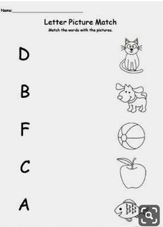 the letter d worksheet with pictures to help kids learn how to read and write