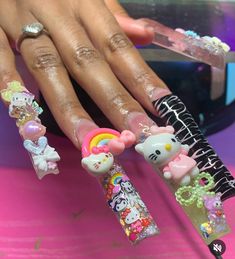 Pie Nails, Xxl Nails, Nail Appointment, Girly Acrylic, Punk Nails, Hard Nails, Body Hygiene, Girly Acrylic Nails