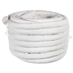 white round rope on a white background