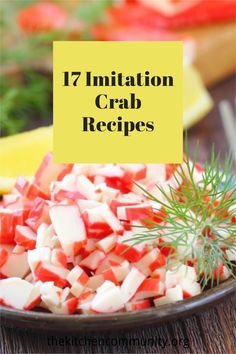 Immitation Crab Recipes, Crab Recipes Easy, Surimi Recipes, Crab Cake Recipes, Crab Pasta, Crab Salad Recipe, Sea Food Salad Recipes, Seafood Dish Recipes, Crab Meat Recipes