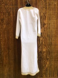 Embroidered Kaftan, Elegant Maxi Dress, Kaftan Dress, Festival Dress, Dress Maxi, Large White, Boho Hippie, Medium Size, Hippie Boho