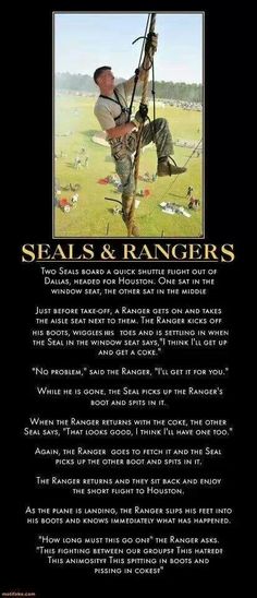 the poster for seal & rangers shows an image of a man hanging from a rope