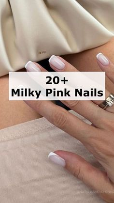 40+ Milky Pink Nails You Can't Get Around This Year brings together the best Nagel Inspo with trendy Nagellack shades. Perfect for summery nails and casual nails alike, these milky nails range from subtle, short cute classy nails to glitter pink designs. Featuring nail arts like Pink Nails OPI and subtle yet chic small classy nails, this collection has something for every style. Discover basic nails, Manikur Kuku, and even a touch of Kutek Disney charm for a playful, polished look this season.