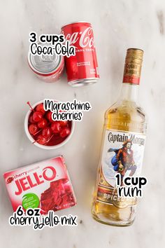 ingredients to make cranberry jello mix