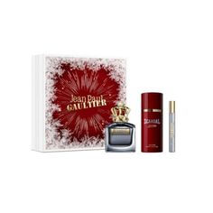 Launch year: 2021. Top notes: Clary Sage and Mandarin Orange;. Heart notes: Caramel and Tonka Bean. Base notes: Vetiver. Design house: Jean Paul Gaultier. Scent name: Scandal Pour Homme. Gender: Men's. Category: Fragrance. SubType: Gift Set. Barcode: 8435415085243. EDT100+DEO150+MG10. Jean Paul Gaultier Men's Scandal Pour Homme Gift Set Fragrances 8435415085243. This item is only valid for shipment in the Contiguous United States. Jean Paul Gaultier Scandal, The Perfume Shop, Luxury Cosmetics, Deodorant Spray, Refillable Bottles, Clary Sage, Fragrance Gift, Fragrance Gift Set, Antiperspirant