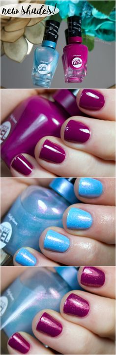 New! Sally Hansen Miracle Gel Nail Polish shades for 2016 New Nail Colors, Nail Polish Shades, Gel Colors, Glitter Manicure, Sally Hansen Miracle Gel, Painted Nails, Polish Ideas, Nails Colors, Fall Acrylic Nails