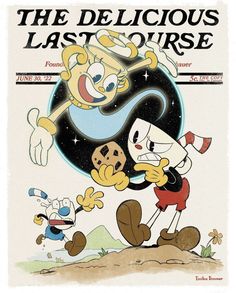 an advertisement for the famous cartoon series, the delcious's last - course