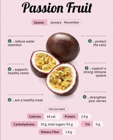 Passion Fruit Health Benefits, Passionfruit Benefits, Papaya Benefits For Women, Benefits Of Passion Fruit, Nclex Hacks, Vitamin Foods, Papaya Benefits, Passion Fruit Tea, Fruit For Diabetics