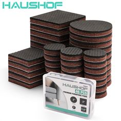 the haushop sanding discs are stacked on top of each other