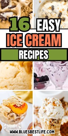 A collection of ice cream recipes. Easy Homemade Ice Cream Recipes, Ninja Ice Cream Recipe, Sweetened Condensed Milk Recipes, Frozen Treats Recipes, Easy Homemade Ice Cream, Christmas Ice Cream