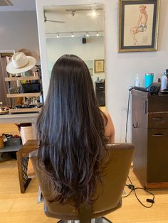 Long Long Layered Hair, Long Layered Hair Not Styled, Layers On Really Long Hair, Layered Hair For Long Hair Straight, Long Layered Haircuts Long Hair, Hair Cuts Long Layers Straight, Long Layers On Long Hair Straight, U Shaped Long Layers, Long Layered Hair Long Hair