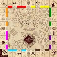 a board game with many different items on it, including the map and instructions for how to play