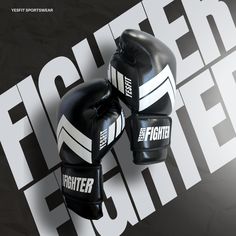 Fighter | Kickboxing Gloves | Black Aesthetic