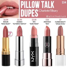 Charlotte Tilbury Pillow Talk Lipstick, Charlotte Tilbury Pillow Talk, National Lipstick Day, Revlon Makeup, Girlie Girl, Beauty Remedies, Soft Makeup, Makeup Obsession