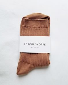 A knit rib sock, in Mercerized Combed Cotton. Le Bon Shoppe is designed in LA and produced in Korea under fair trade production regulations. – 80% cotton, 18% polyester, 2% spandex – One size fits most Socks And Clogs, Peanut Butter Coffee, Socks Drawing, Wheat Bag, Glitter Champagne, Copper Glitter, Butter Coffee, Glitter Roses, Soft Sock