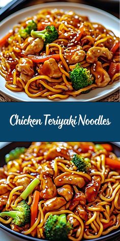 Chicken Teriyaki Noodles is a quick, flavorful dish featuring tender chicken, stir-fried vegetables, and chewy noodles tossed in a savory-sweet teriyaki sauce. This delicious recipe brings the taste of your favorite takeout right to your table! Stir Fry With Noodles And Chicken, Teriyaki Dinner Recipes, Healthy Chinese Noodle Recipes, Stirfry Noodle Sauce, Teriyaki Chicken Noodle Stir Fry, Stir Fry Chicken And Noodles, Chicken Fried Noodles Recipes, Chicken Stir Fry Noodles Recipes, Asian Noodle Stir Fry Recipes