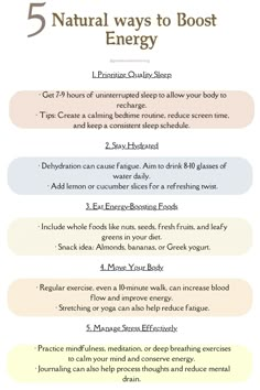 Feeling drained? Discover natural ways to boost your energy levels and stay refreshed all day long! From energy-boosting foods to simple lifestyle changes like staying hydrated and moving your body, these tips will help you feel your best. Save this pin to power up naturally! How To Have Good Energy, How To Have Energy, How To Have More Energy, How To Get More Energy, Soul Work, Getting More Energy, Hairstyles Pictures