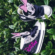 Custom Made To Order Please Allow 7 -10 Business Days To Complete And Ship Casual Black Mickey Mouse Sneakers, Mouse Color, Shoes Converse, Converse Black, Kids Converse, Custom Nikes, Diy Shoes, Converse Shoes, Kids Shoes